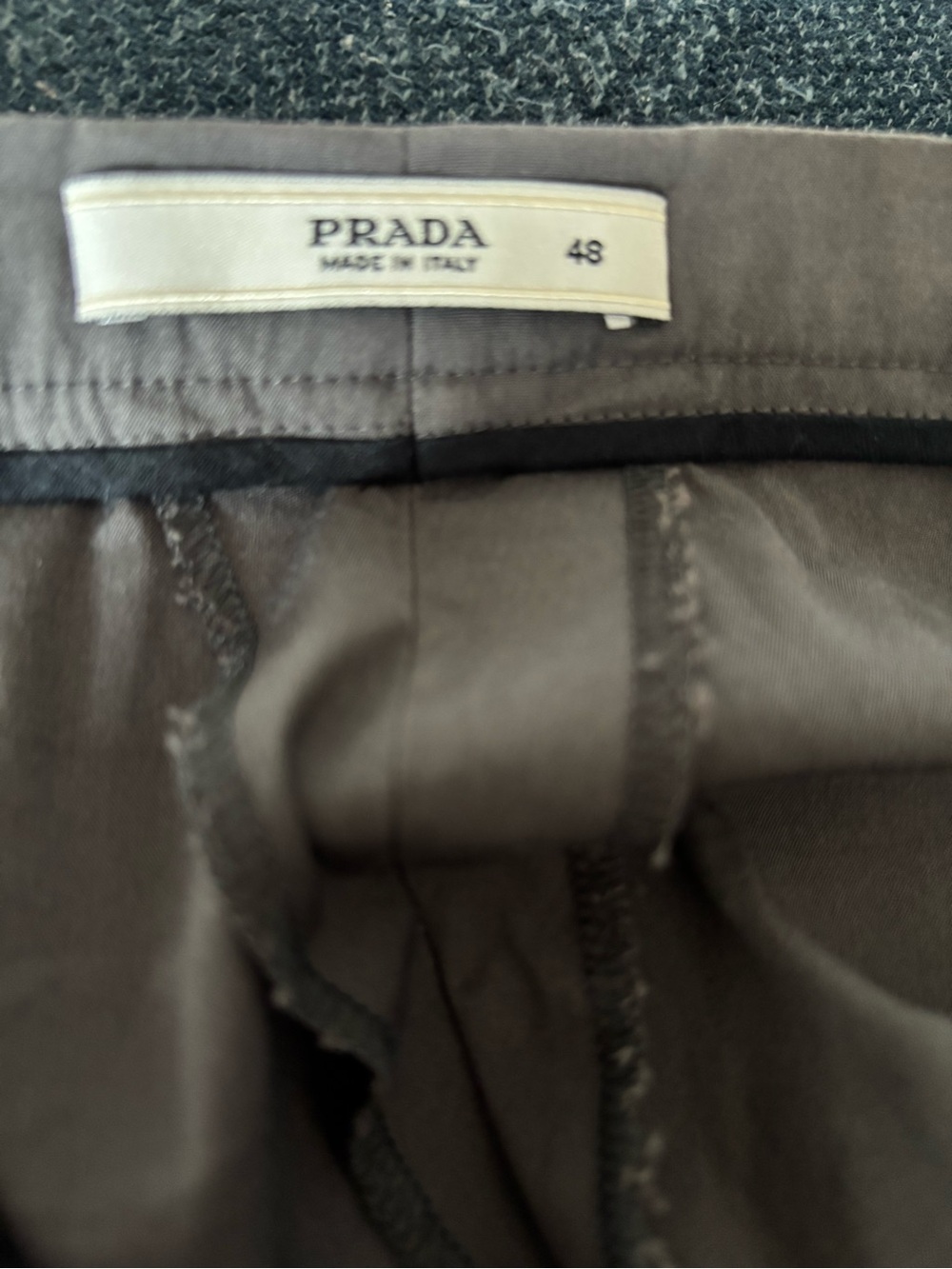 Prada women’s Dark Gray Pants Size 10-12 US (48 Italy)